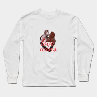 PLANET APES LOVE (black) Long Sleeve T-Shirt